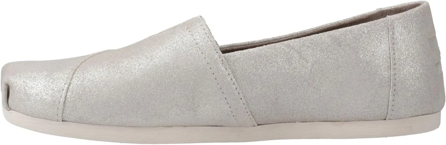 TOMS Womens Alpargata Graphic Slip On Flats Casual - Grey