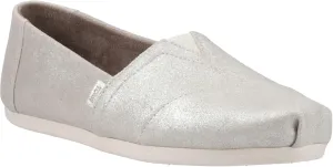 TOMS Womens Alpargata Graphic Slip On Flats Casual - Grey