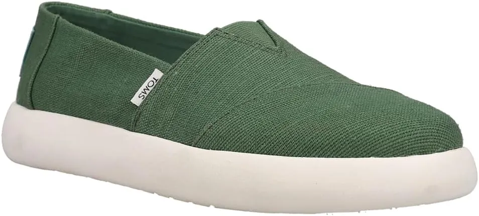 TOMS Womens Alpargata Mallow Slip On Sneakers Shoes Casual - Black