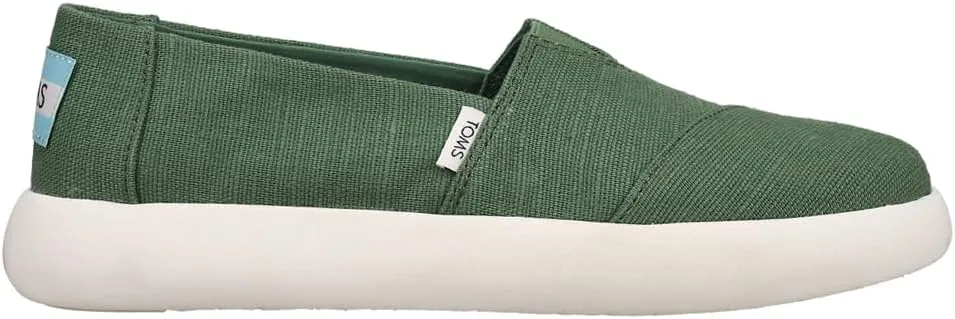 TOMS Womens Alpargata Mallow Slip On Sneakers Shoes Casual - Black
