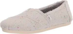 TOMS Womens Alpargata Repreve Slip On Flats Casual - Black