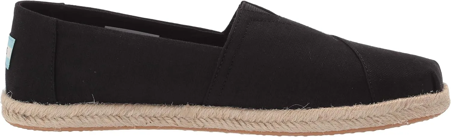 TOMS Womens Alpargata Rope Slip On Flats Casual - Grey