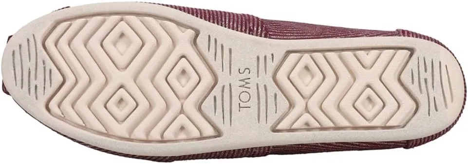 TOMS Womens Alpargata Slip On Flats Casual - Beige