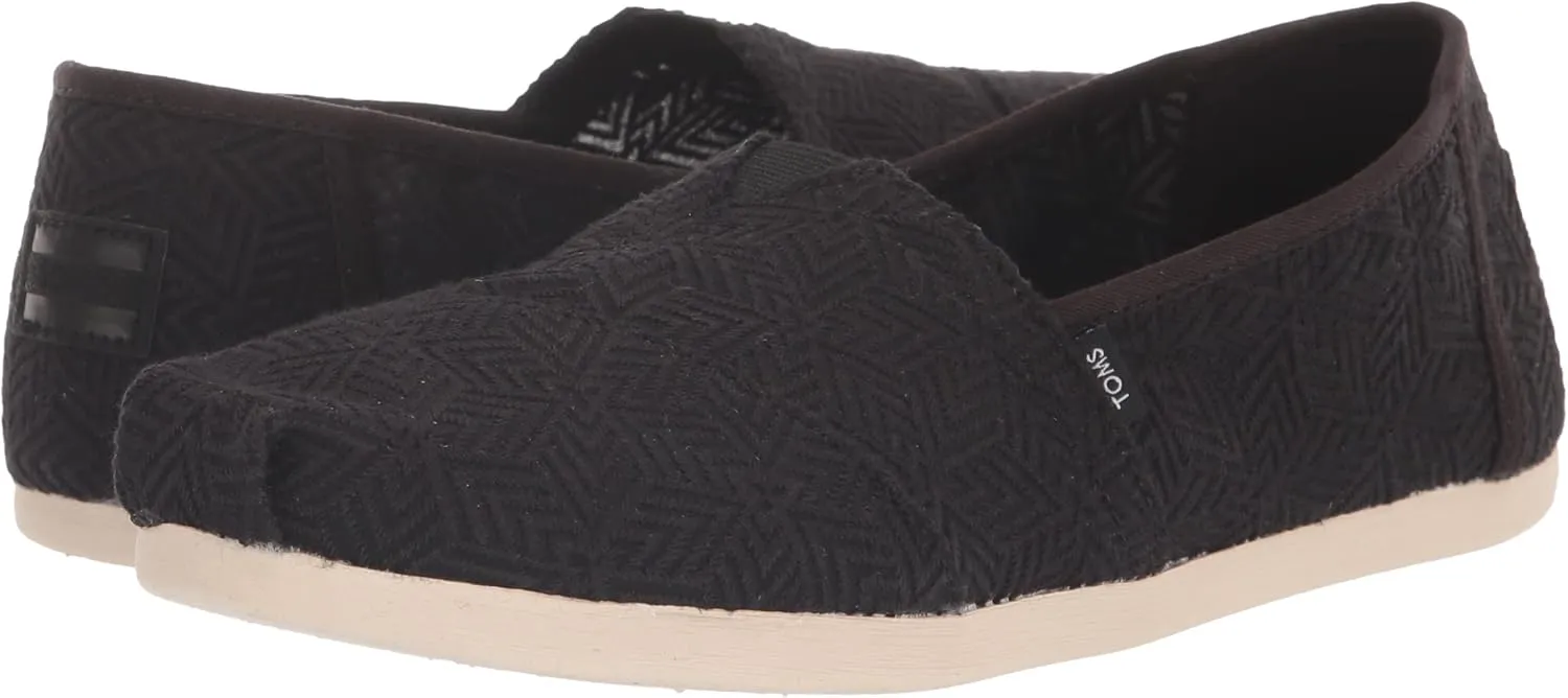 TOMS Womens Alpargata Slip On Flats Casual - Beige