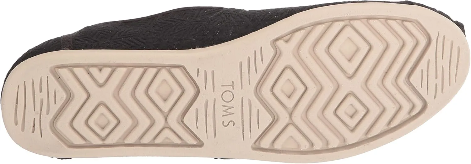 TOMS Womens Alpargata Slip On Flats Casual - Beige