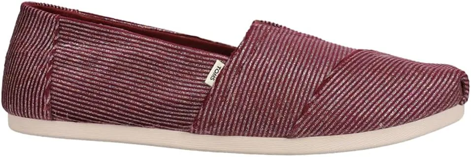 TOMS Womens Alpargata Slip On Flats Casual - Beige