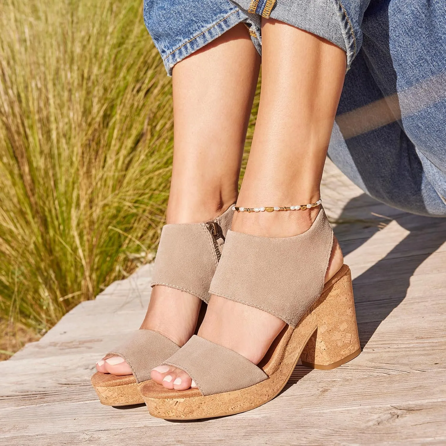 TOMS Women's Majorca Platform Heeled Sandal