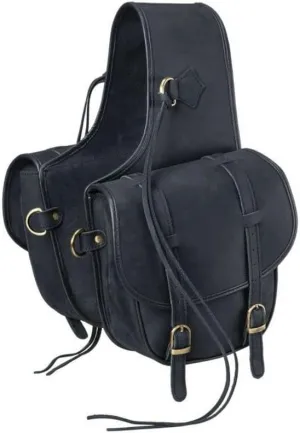 Tough 1 Soft Leather Trail Riding Saddle Bag