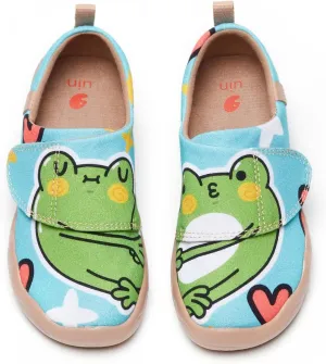 UIN Kid's Casual Slip-on Canvas Loafers Boys Girls Shoes Fashion Sneakers Funny Painted Travel Shoes