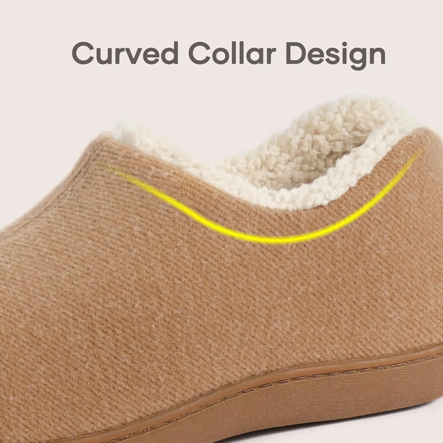 ULTRAIDEAS Women's Indoor Loafer House Slippers with Memory Foam, Ladies Warm Closed Back House Shoes with Non-Slip Outdoor Rubber Sole