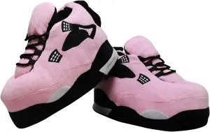 Unisex Cosy Trendy Big Sneaker Slippers Comfy Kicks Non Slip Sole Indoor House Plush Slippers - One Size Fits Most