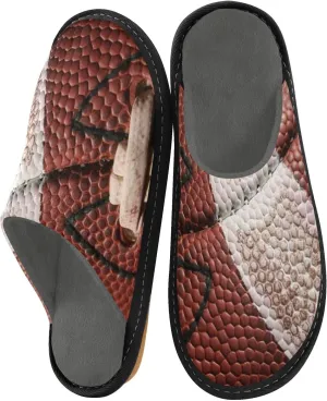 Unisex Fuzzy Foam Slippers Non-Skid Slip-on Soft Warm Sole Fleece Shoes 4-11