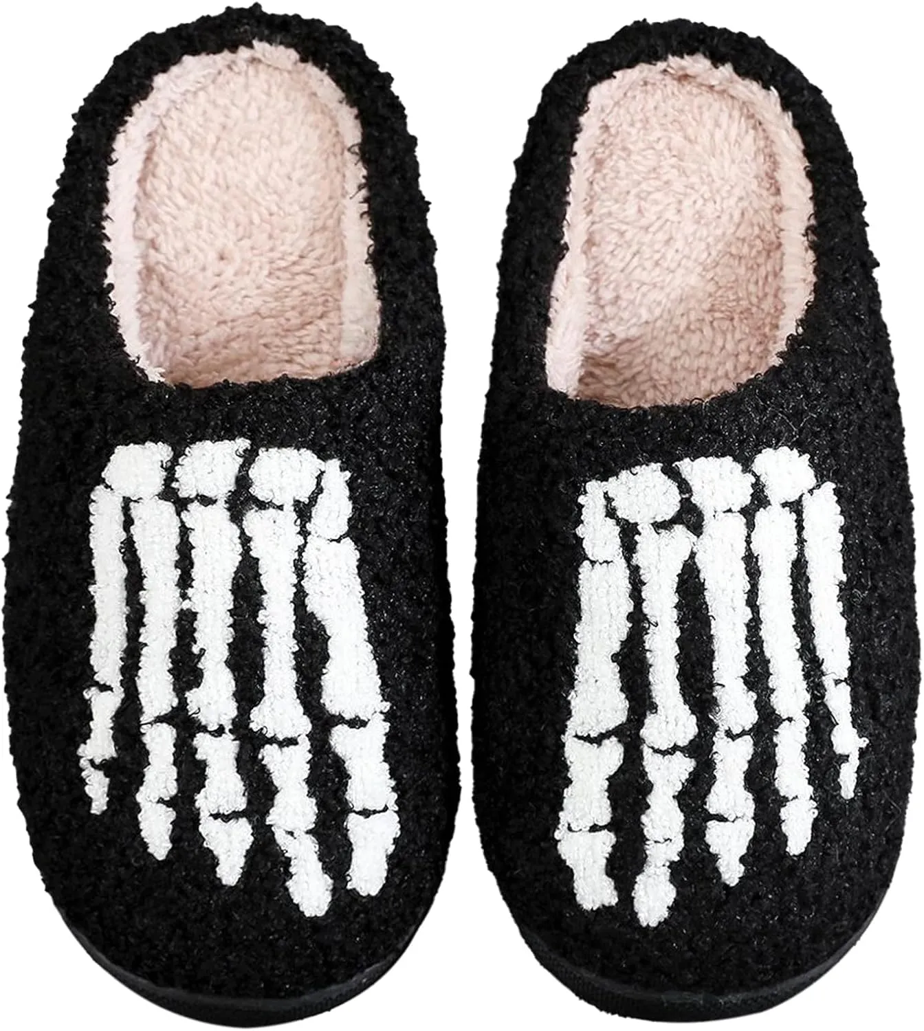 Unisex Leopard Print Happy Face Slippers - Retro Memory Foam Soft Plush Non-Slip Home Shoes