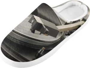 Unisex Memory Foam Slippers Non-Skid Slip-on Soft Warm Sole Fleece Shoes 6-17