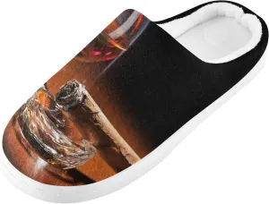 Unisex Memory Foam Slippers Non-Skid Slip-on Soft Warm Sole Fleece Shoes 6-17