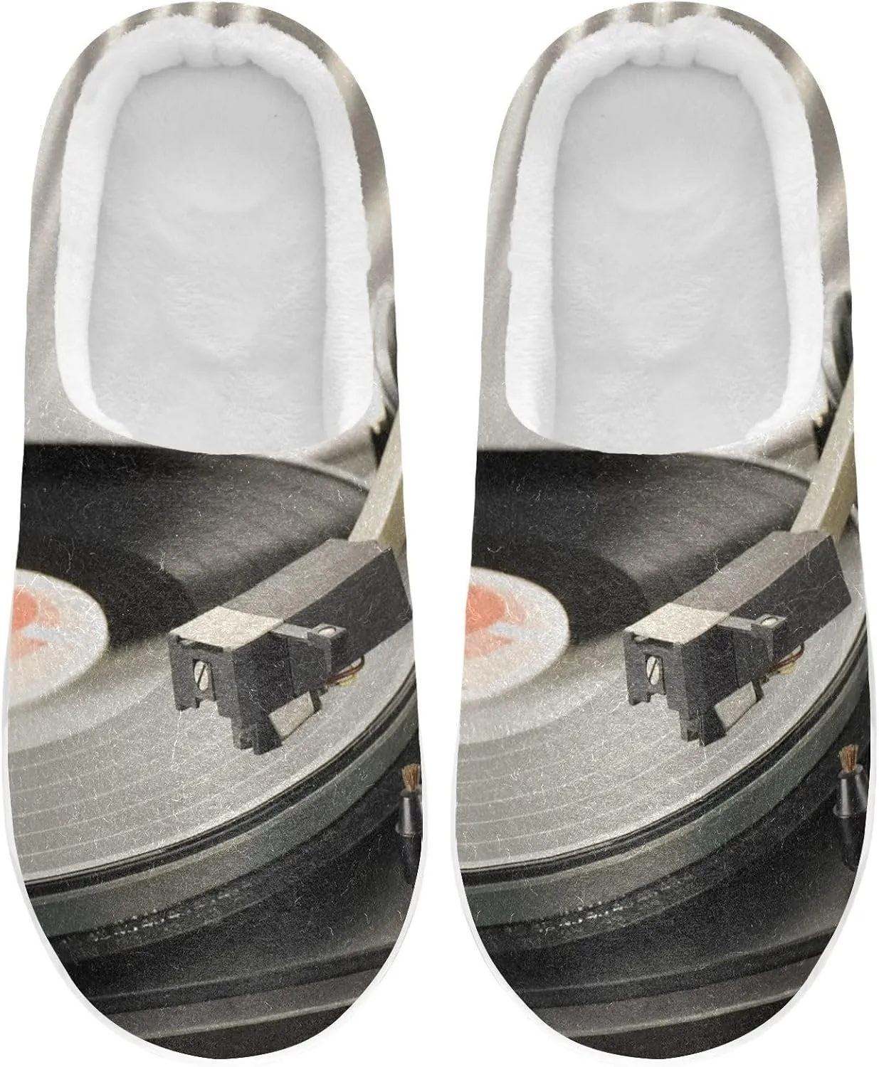 Unisex Memory Foam Slippers Non-Skid Slip-on Soft Warm Sole Fleece Shoes 6-17