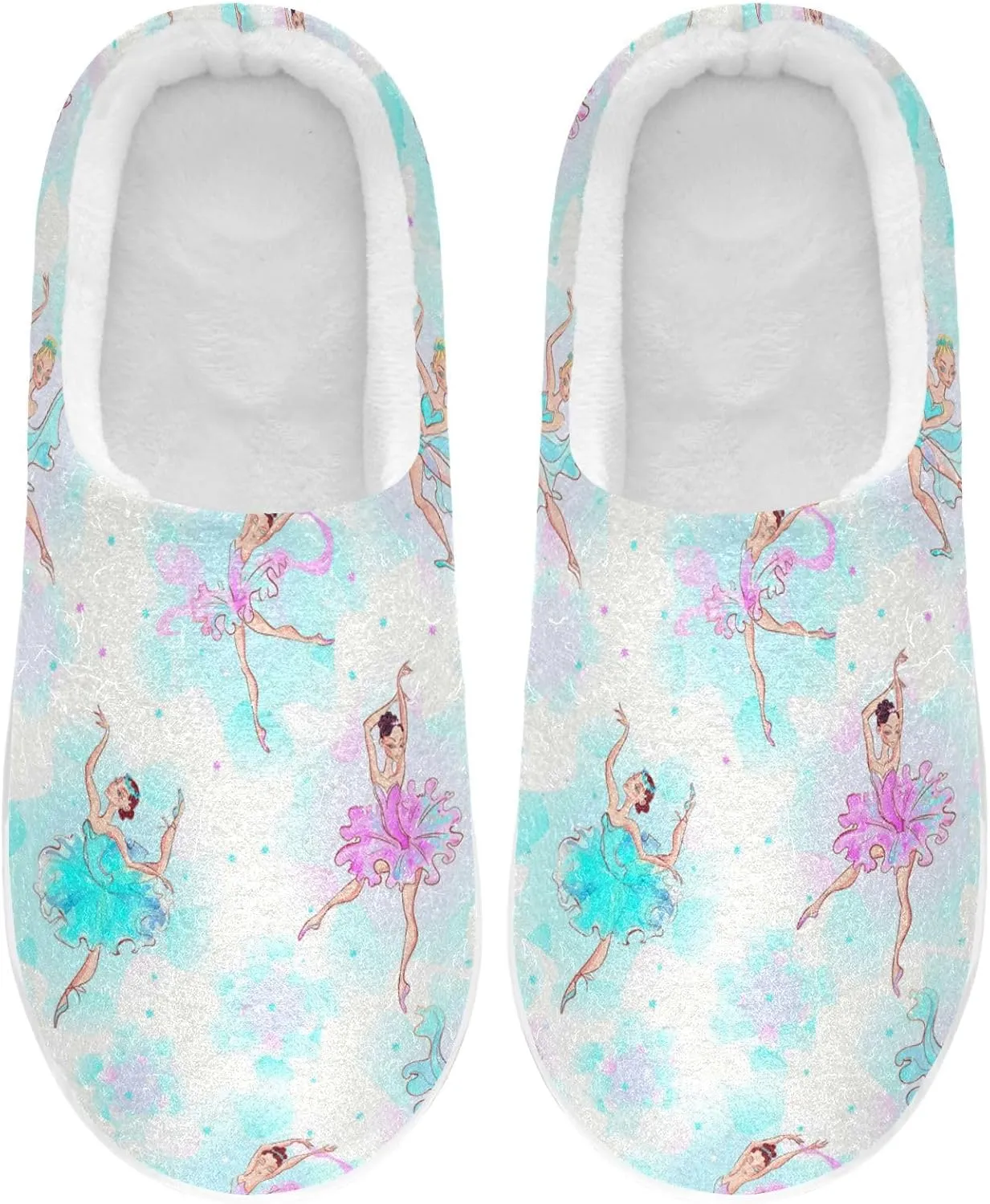 Unisex Memory Foam Slippers Non-Skid Slip-on Soft Warm Sole Fleece Shoes 6-17