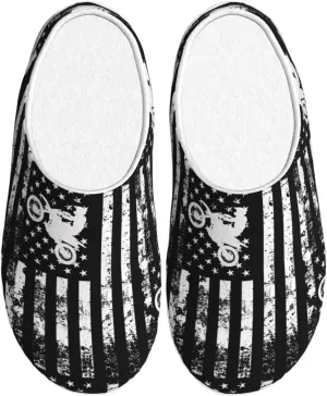 Unisex Slippers Winter Warm Non-Slip Fluffy Slippers Slip-On Plush Slippers House Slippers For Women Men Shoes Gifts