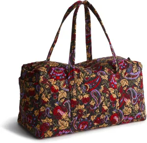 Vera Bradley Women's Premium Cotton Large Original Duffel Travel Bag