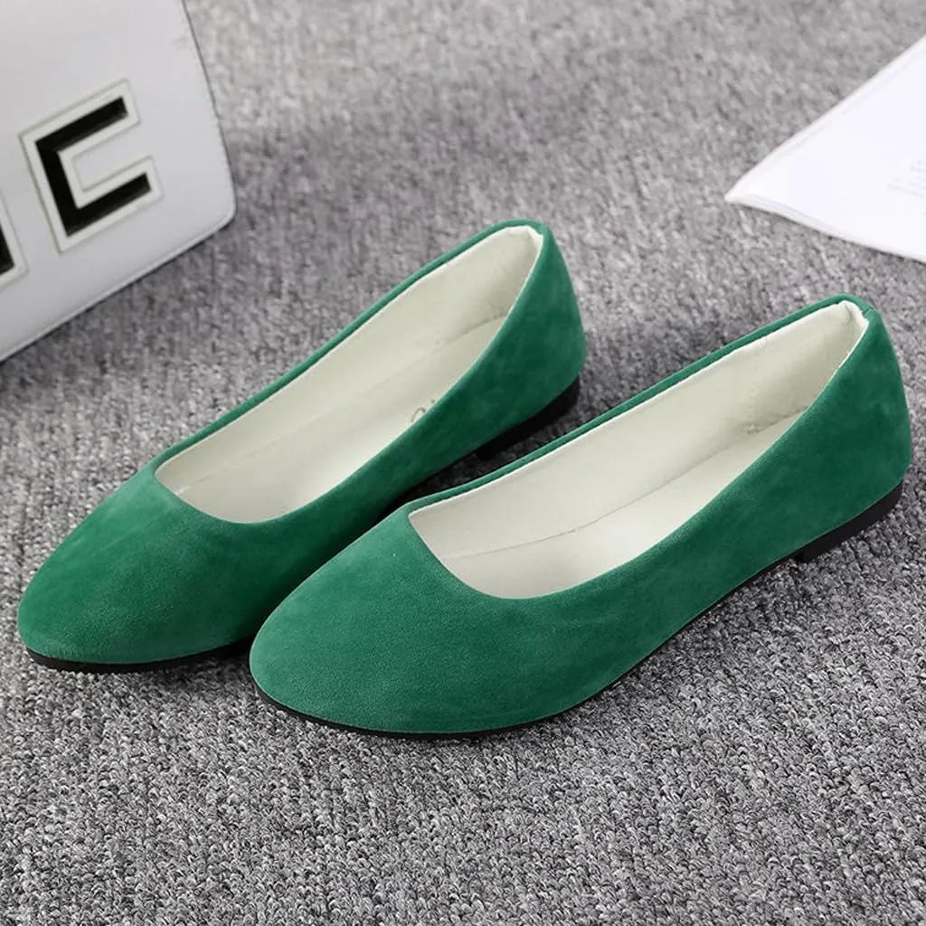 Walking Shoes Women Comfort Women Loafers Shoes Casual Slip on Non Slip Low Top CasualClosed Back Lightweight Breathable Christmas Tennis Shoes for Women Non Slip Shoes