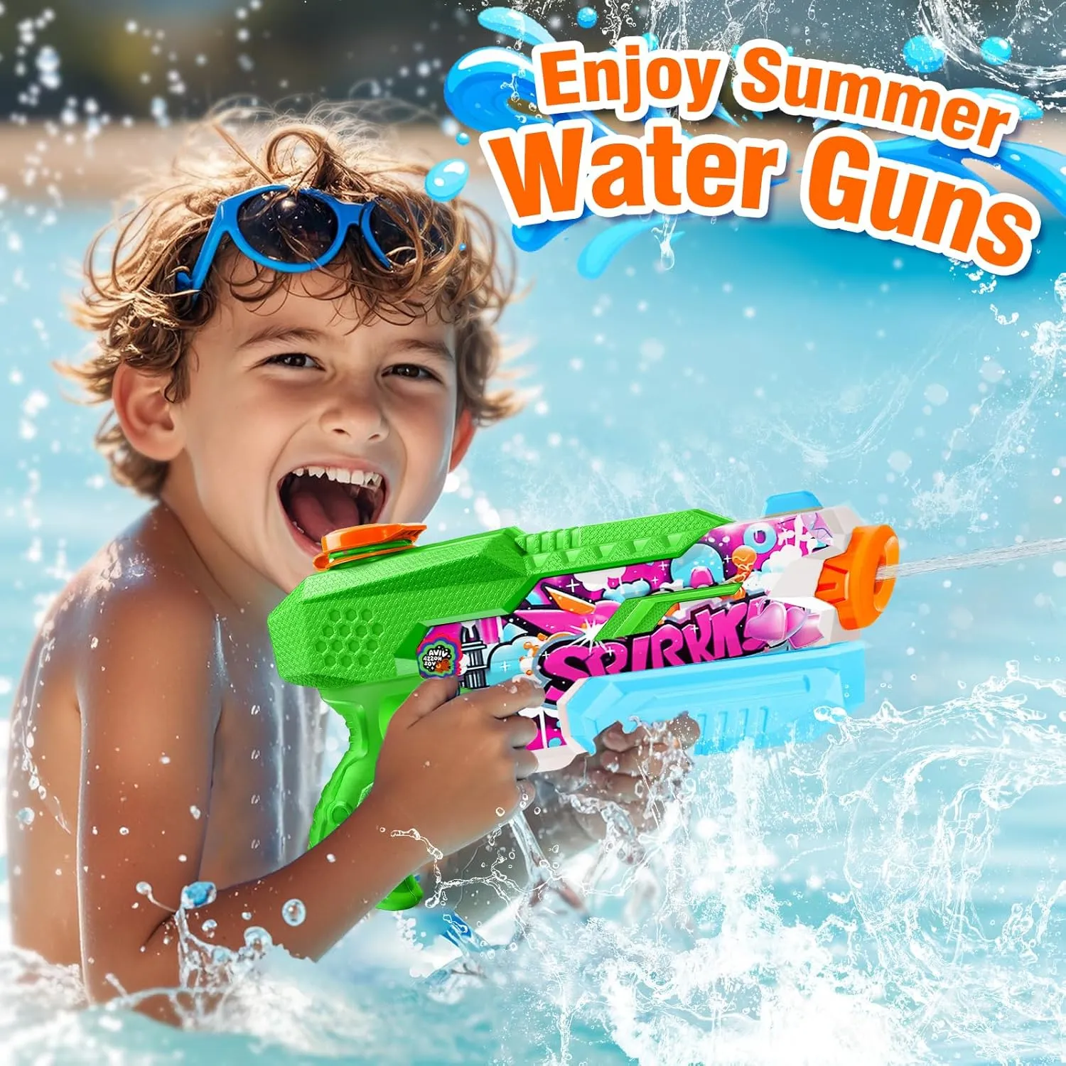 Water Gun for Adults Kids: 600CC 4 Pack Squirt Blasters Super Water Guns for Adults Kids,Water Gun Outdoor Toys High Capacity Summer Soaker for Swimming Pool Beach Fighting, Long Shooting Distance