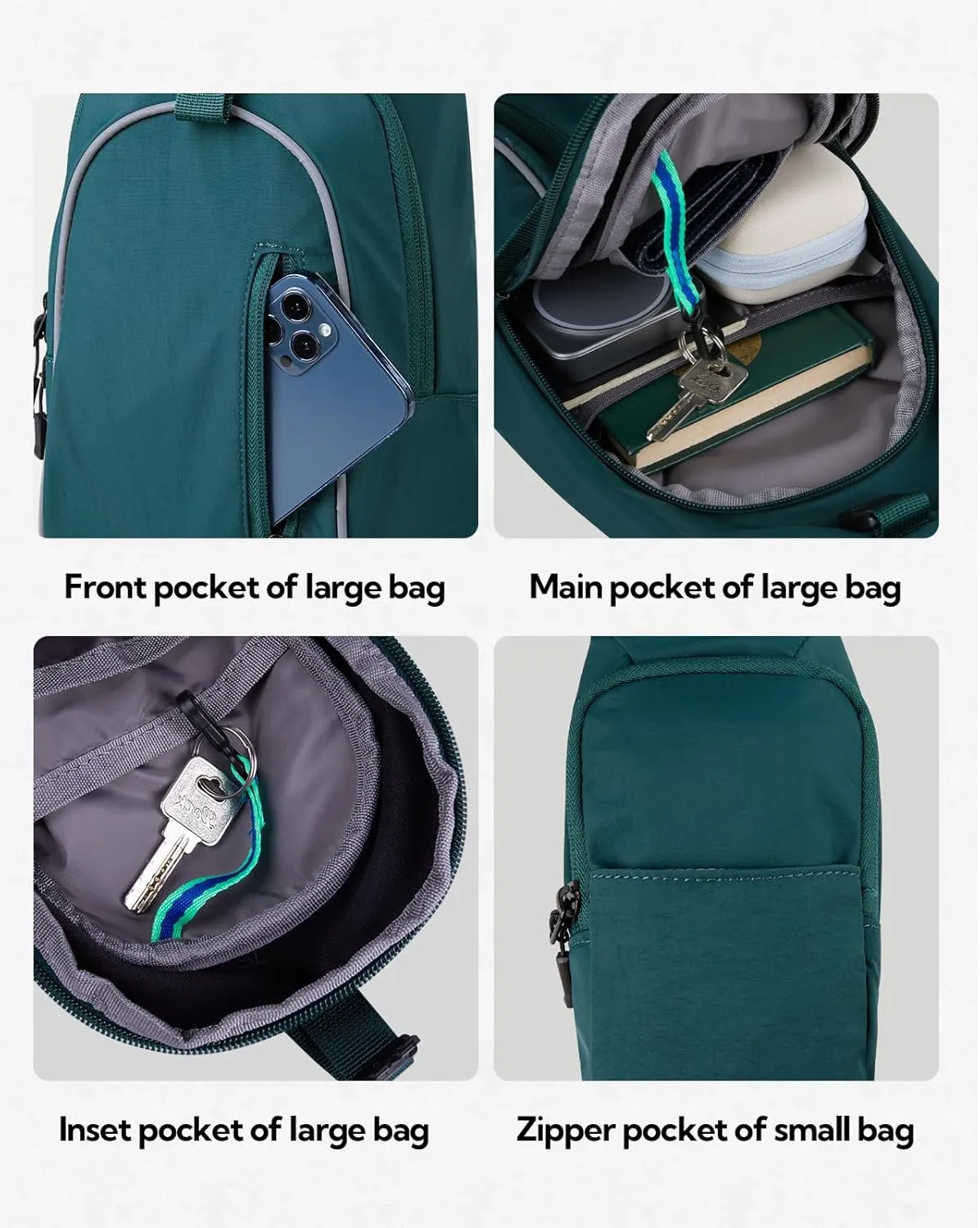WATERFLY Crossbody Sling Backpack Sling Bag: Small and Stylish Design for Hiking Travel and Everyday Use