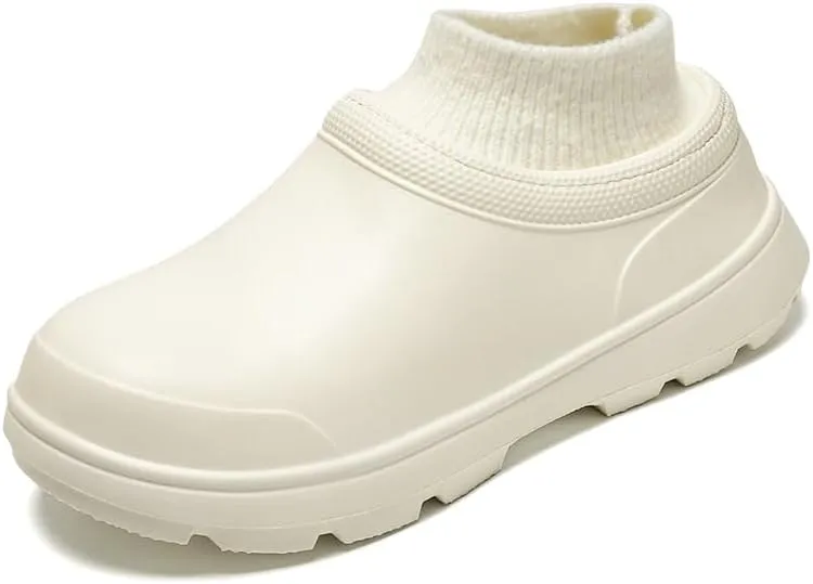 Waterproof cotton slippers for women in winter indoor home furnishing warm outdoor non-slip cotton shoes for men in winter