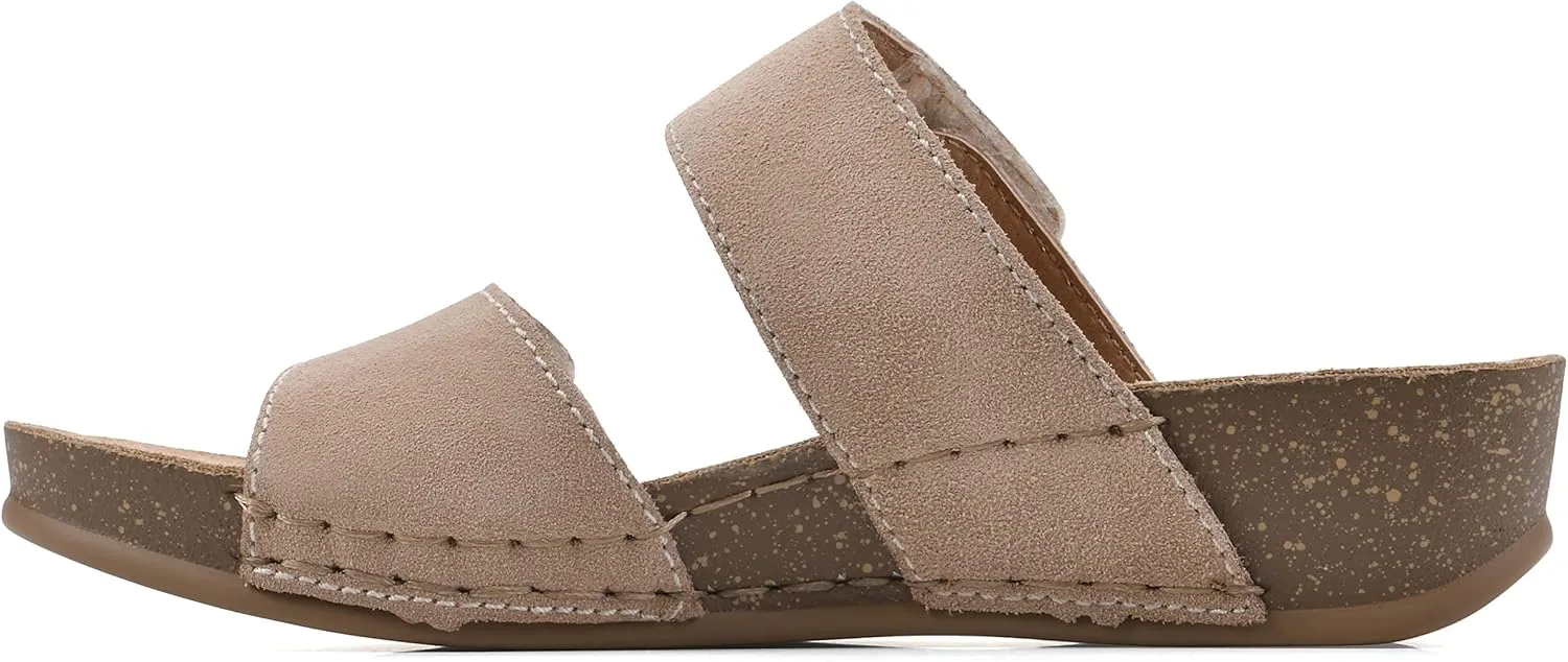 WHITE MOUNTAIN Women's Fervent Wedge Sandal