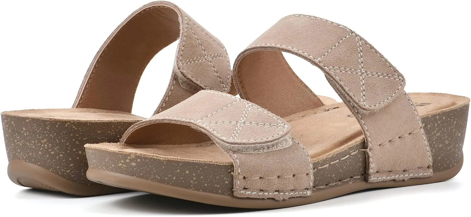 WHITE MOUNTAIN Women's Fervent Wedge Sandal