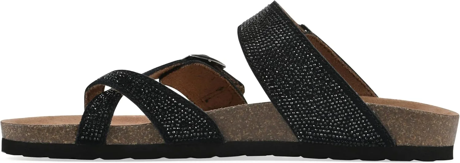 WHITE MOUNTAIN Women's Grays Signature Comfort-Molded Footbed Sandal