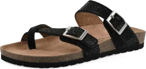 WHITE MOUNTAIN Women's Grays Signature Comfort-Molded Footbed Sandal