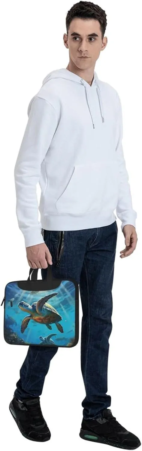 Wild White Daisy Flower Stylish And Lightweight Laptop Messenger Bag,Handbag,Briefcase,Perfect For Business Travel