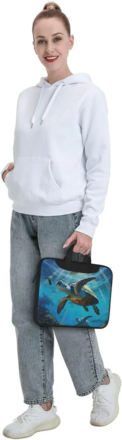 Wild White Daisy Flower Stylish And Lightweight Laptop Messenger Bag,Handbag,Briefcase,Perfect For Business Travel