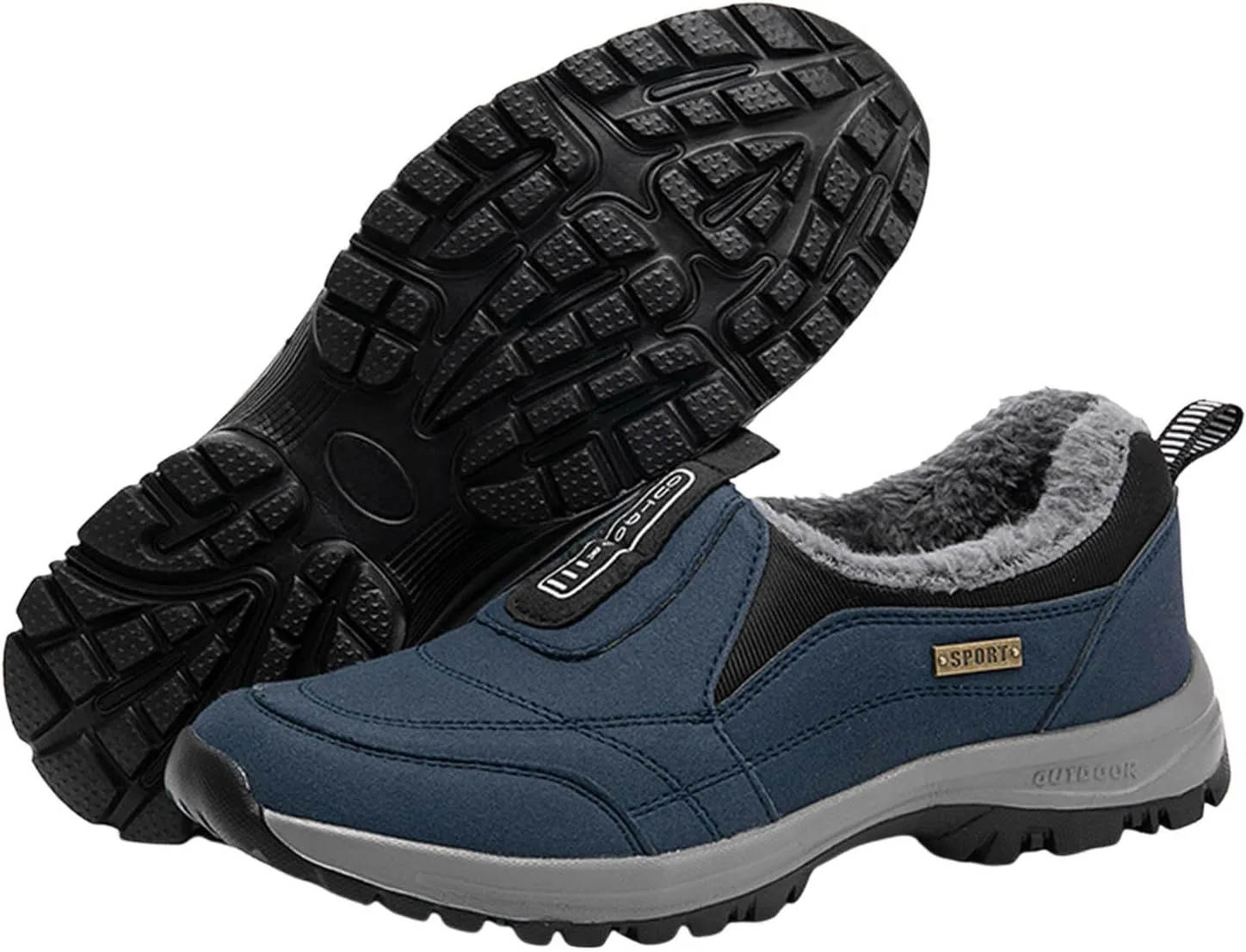 Wlaking Shoes for Men Sports Comfortable Outdoor Traveling Lightweight Breathable Slip On Loafers