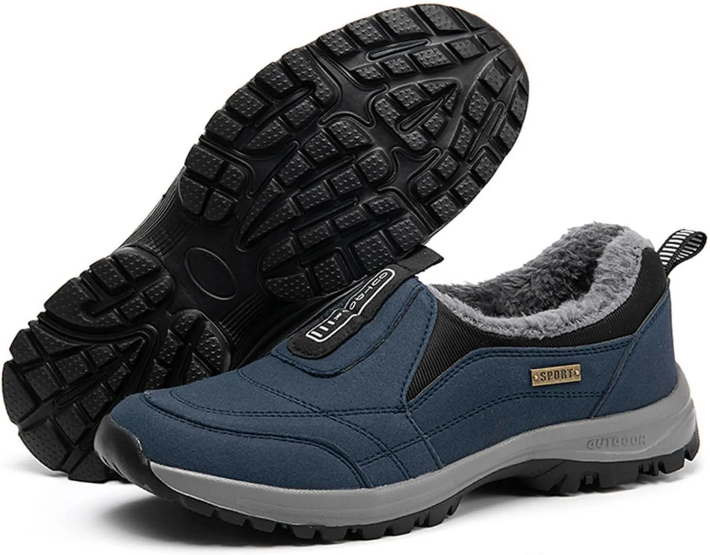 Wlaking Shoes for Men Sports Comfortable Outdoor Traveling Lightweight Breathable Slip On Loafers