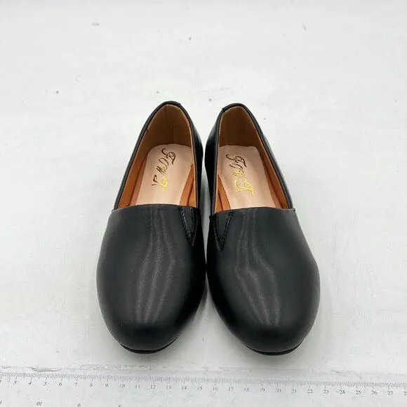 Women Fashion Closed Almond Toe Pumps Solid Color Loafer Flats Cozy Party