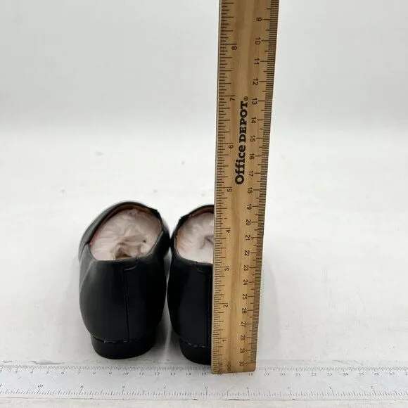 Women Fashion Closed Almond Toe Pumps Solid Color Loafer Flats Cozy Party