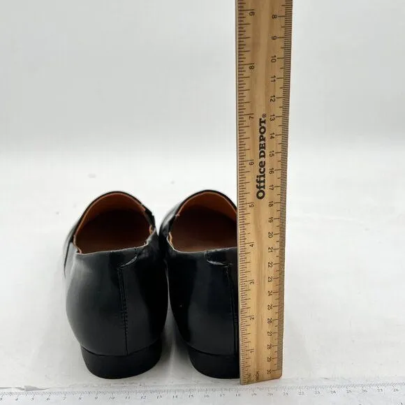 Women Fashion Closed Almond Toe Pumps Solid Color Loafer Flats Slip On Cozy Part