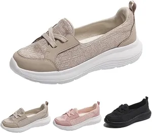 Women Kotsas Slip On Orthopedic Shoes,Walkclouds Comfortable Mesh Arch Support Casual Walking Loafers,Breathable Low Top Casual Soft Sole Non-Slip Sneakers