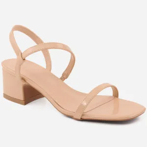Women "LISA" Block Heel Flexi Ankle Strap Sandals