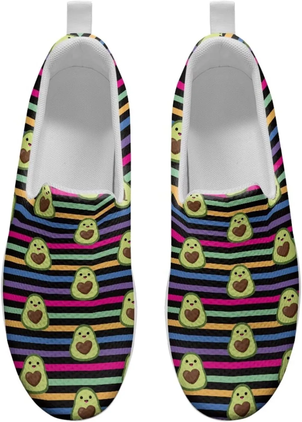 Women Slip-on Platform Loafers Casual Comfortable Loafer Shoes Slip Resistant Walking Sneaker