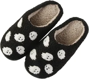 Women Slippers Cute House Slippers Strawberry Slippers Comfy Soft Bedroom Shoes Warm Fuzzy Slip-On Slippers Indoor Non-slip Plush Bedroom Slippers, E-24TX001