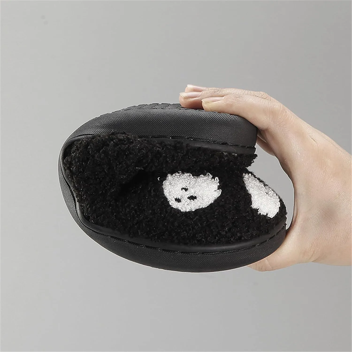 Women Slippers Cute House Slippers Strawberry Slippers Comfy Soft Bedroom Shoes Warm Fuzzy Slip-On Slippers Indoor Non-slip Plush Bedroom Slippers, E-24TX001