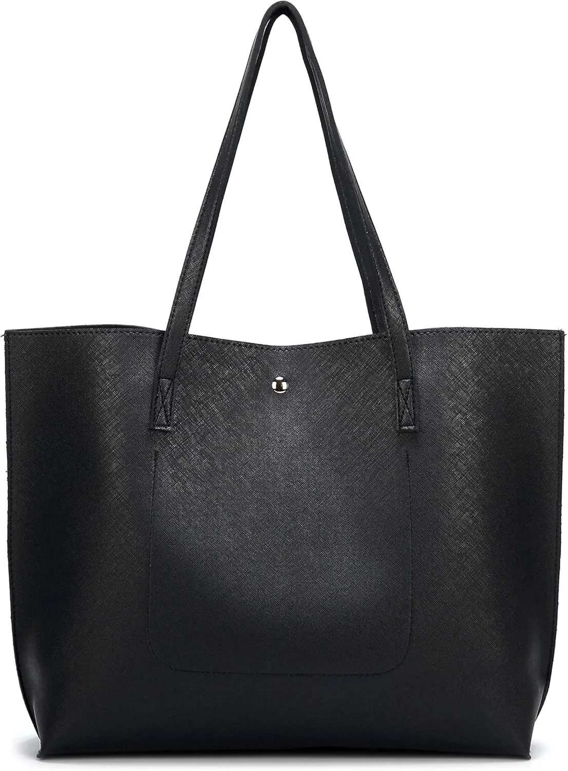 Women Tote Bags Top Handle Satchel Handbags PU Faux Leather Tote Bag with Tassel Shoulder Purse