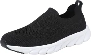 Women's Athletic Walking Shoes Slip On Casual Mesh Slip On Shoes Women Sports Ladies Casual Shoes Fashion Sneakers 2025 Brown Tennis Shoe Casual Loafers