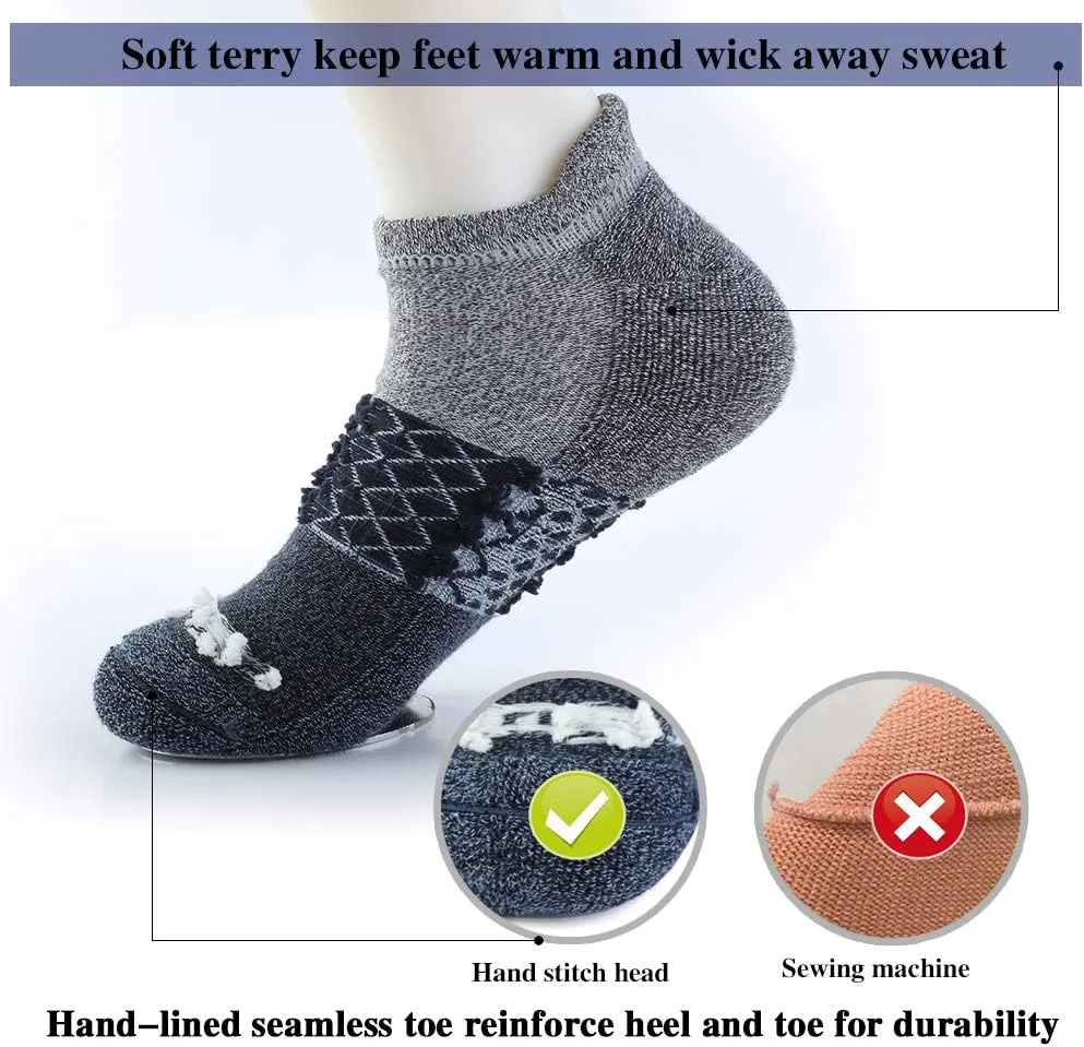 Women's Casual Ankle Socks Low Cut Athletic Socks 6 pairs