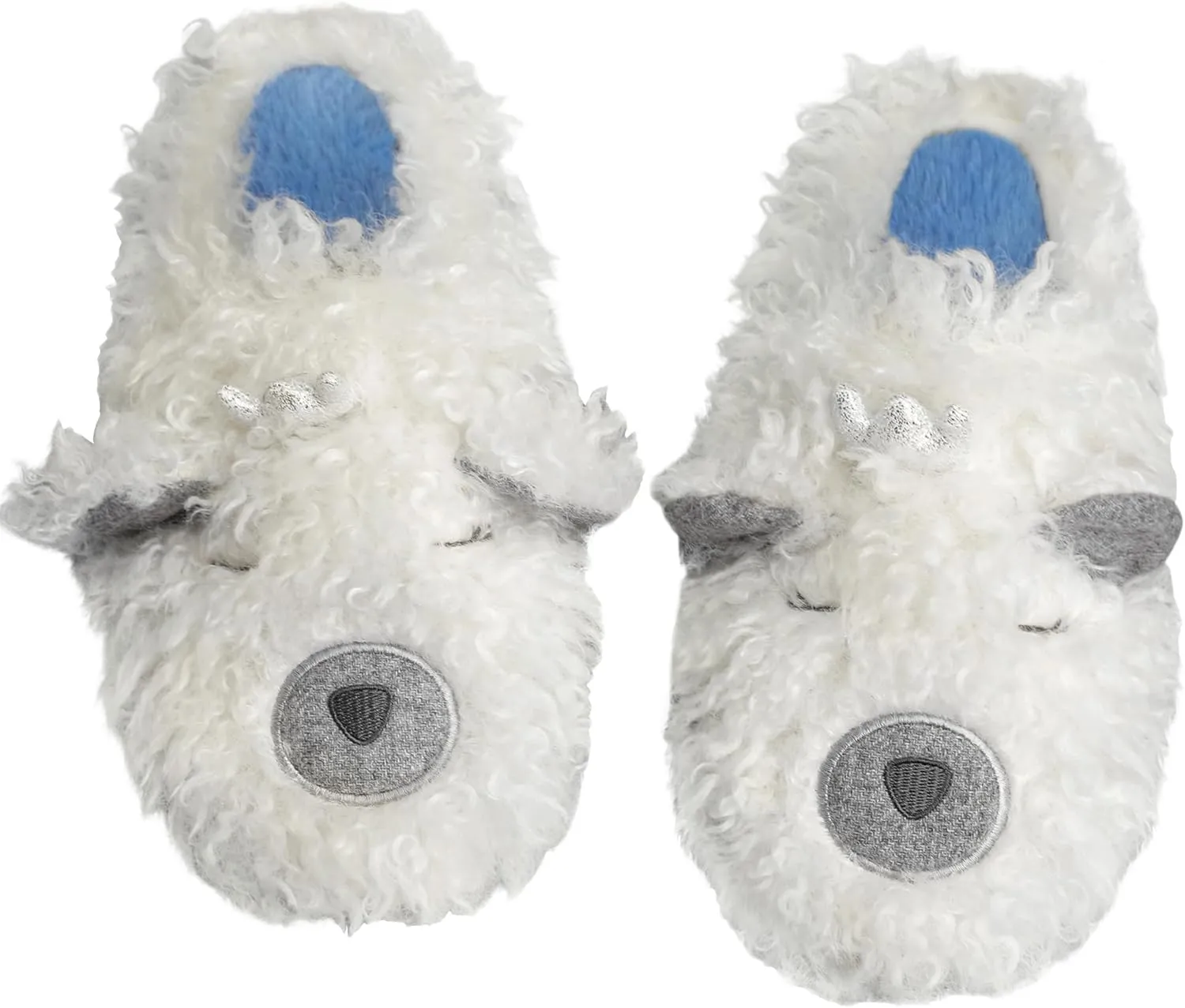 Women's Cute Cartoon Owl Slippers Fuzzy Slip On House Slipper with Memory Foam Comfy Non-Slip Warm Indoor House Shoes
