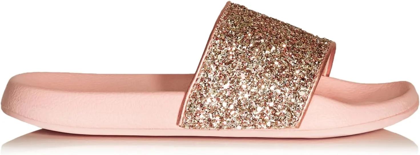 Women's Extra Wide Fit Sally Sparkle Slide Sandal