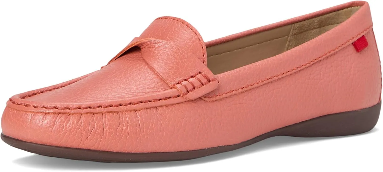 Women's Genuine Leather Casual Comfort Slip on Loafers