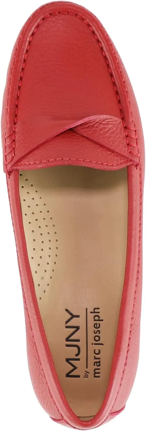 Women's Genuine Leather Casual Comfort Slip on Loafers